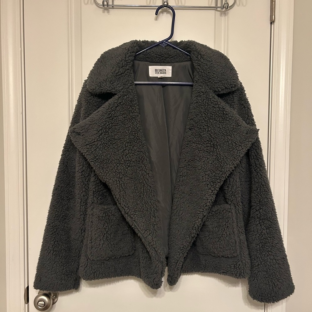 BB Dakota by Steve Madden Drape Collar Jacket